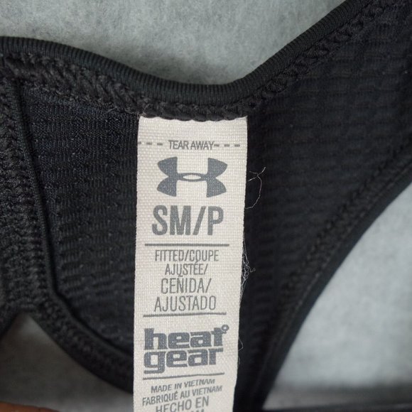 Under Armour Tank Top Womens Small Black Stretch Athletic Racerback HeatGear - Picture 4 of 11